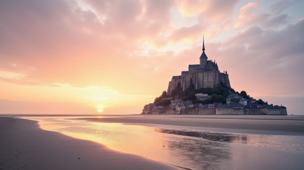 Découvrez les marées exceptionnelles de Mont-Saint-Michel