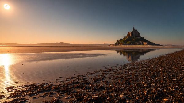 Les secrets des marées spectaculaires à Mont-Saint-Michel