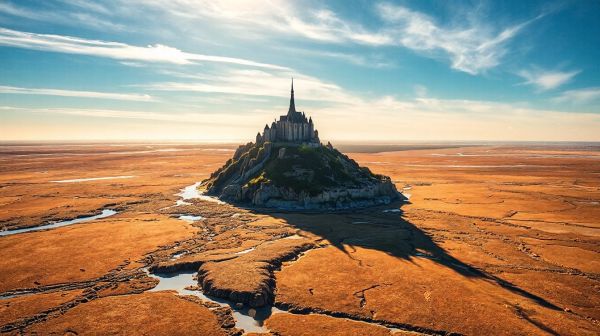 Les secrets des marées spectaculaires à Mont-Saint-Michel