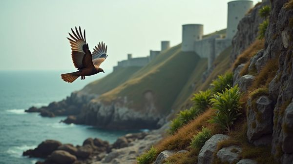 Un aigle de l'histoire militaire sur l'île de Pomègues